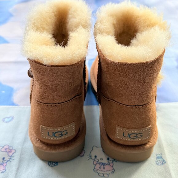 UGG Women's Mini Bailey Button Bling Winter Boot - Picture 3 of 7